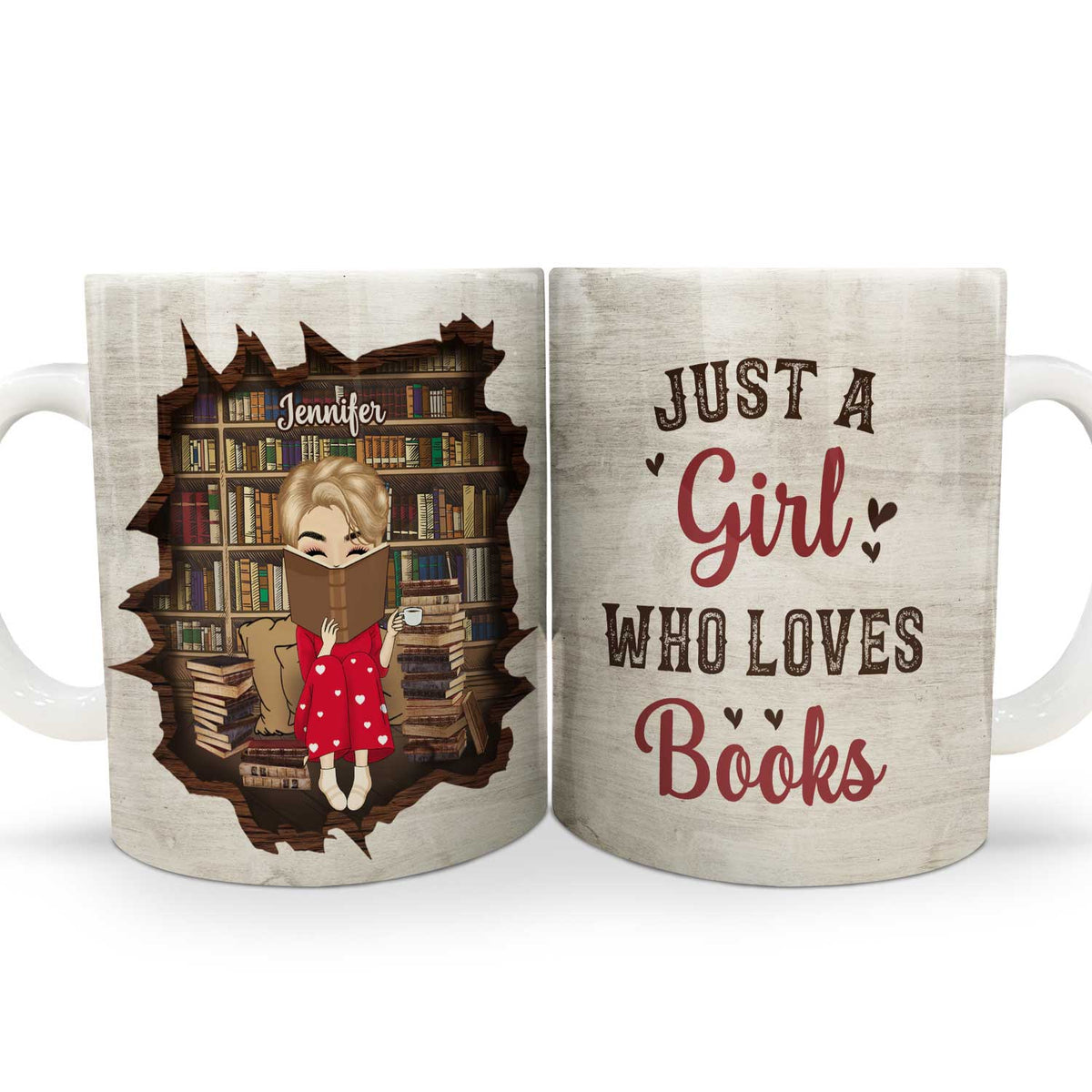 Custom Unisex Ugly Sweatshirt - Personalized  Christmas Bookish Gifts For Book Lovers, Bookworms, Readers - All I Want Are Books main image 1