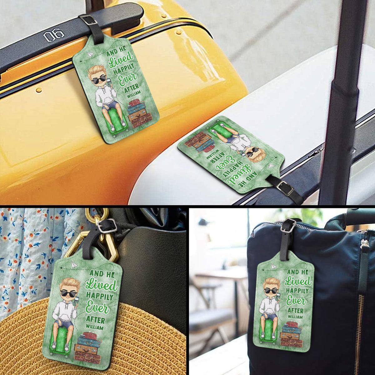 It's On My List - Gift For Traveling Lovers, Vacation Lovers, Travelers, Him, Her - Personalized Luggage Tag