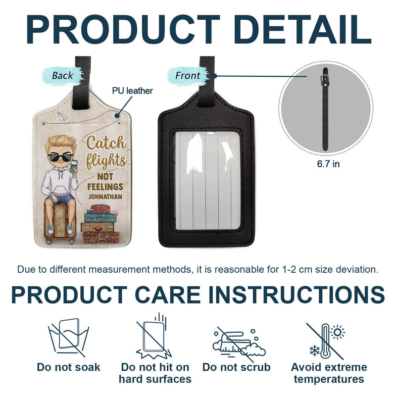 It's On My List - Gift For Traveling Lovers, Vacation Lovers, Travelers, Him, Her - Personalized Luggage Tag