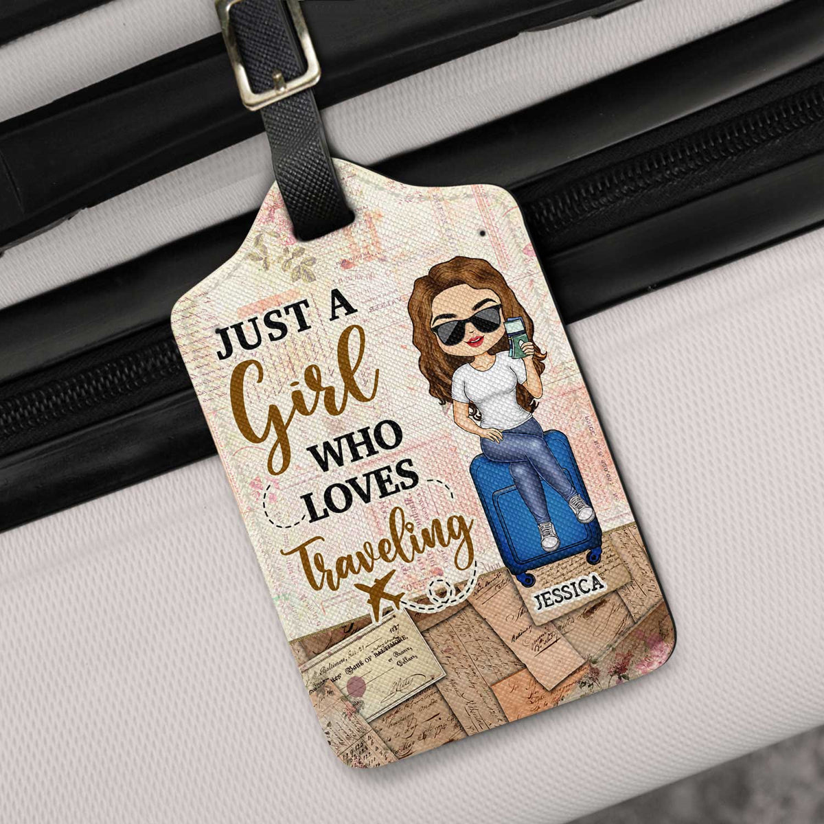 Just A Girl Who Loves Traveling Gift For Travel Lovers