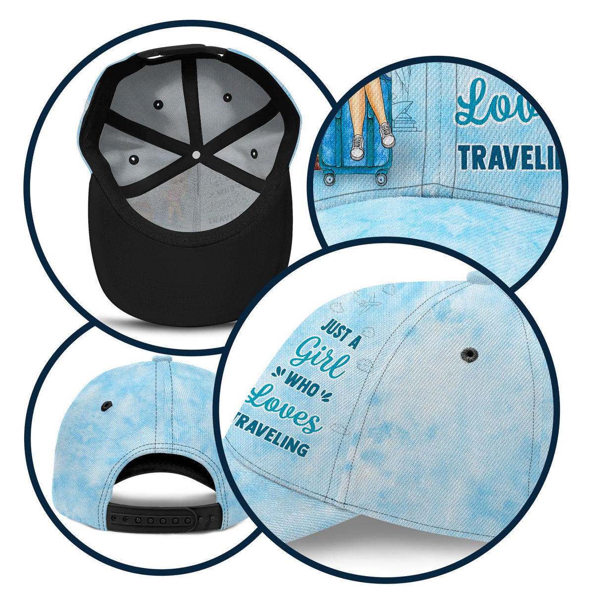 It's On My List - Gift For Traveling Lovers, Vacation Lovers, Travelers, Him, Her - Personalized Classic Cap