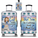 Just A Girl Boy Who Loves Cruising - Gift For Traveling Lovers - Personalized Combo Luggage Cover And Luggage Tag