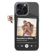 Custom Photo Favorite Song - Gift For Couples, Him, Her, Yourself - Personalized Clear Phone Case