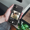 Custom Photo Favorite Song - Gift For Couples, Him, Her, Yourself - Personalized Clear Phone Case
