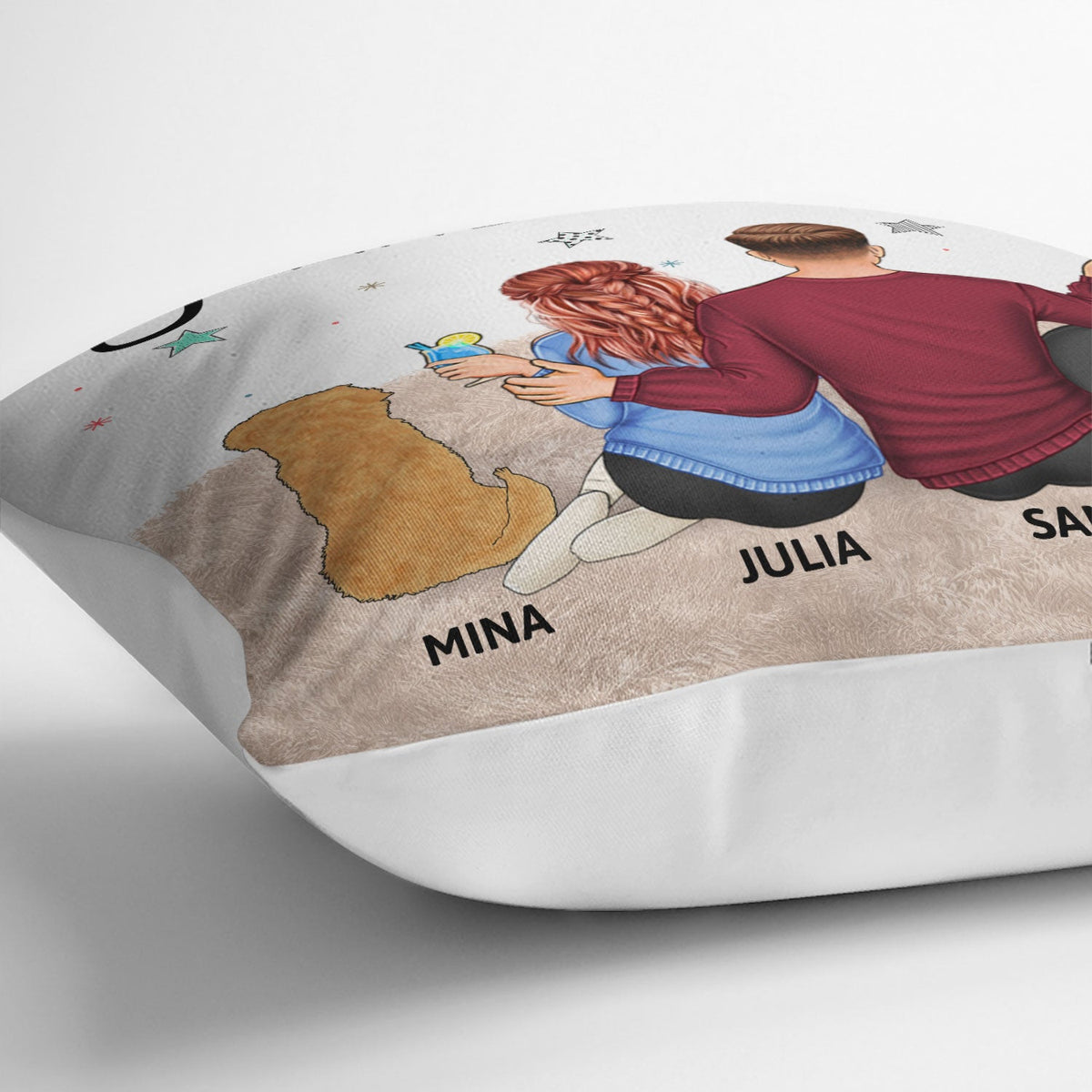 You And Me And The Fur Babies - Gift For Pet Lovers - Personalized Pillow