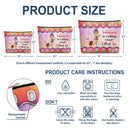 Juste une fille qui aime voyager - Cadeau pour les amoureux du voyage - Trousse de maquillage personnalisée