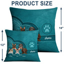 Cute Dogs And Cats Aesthetic Pattern - Birthday, Loving Gift For Pet Lovers, Dog Mom, Cat Mom - Personalized Pillow