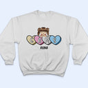 Mama's Sweet Candy Hearts - Birthday, Loving Gift For Mother, Mom, Grandma, Grandmother - Personalized T Shirt