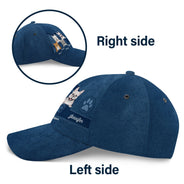 Motif esthétique de chiens et de chats mignons - Cadeau d'anniversaire, d'amour pour les amoureux des animaux, maman de chien, maman de chat - Casquette classique personnalisée 