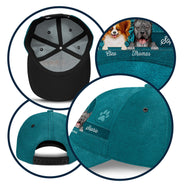 Motif esthétique de chiens et de chats mignons - Cadeau d'anniversaire, d'amour pour les amoureux des animaux, maman de chien, maman de chat - Casquette classique personnalisée 