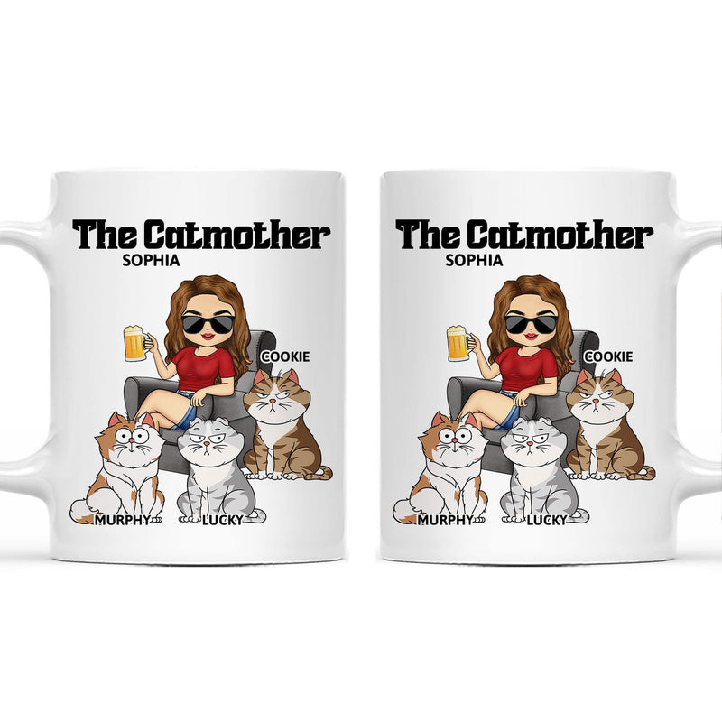 The Cat Mother - Birthday, Loving Gift For Cat Moms, Cat Lovers - Personalized Mug