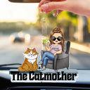 The Cat Mother - Gift For Cat Moms, Cat Lovers - Personalized Acrylic Car Hanger