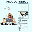 The Cat Mother - Gift For Cat Moms, Cat Lovers - Personalized Acrylic Car Hanger