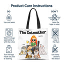 The Cat Mother - Birthday, Loving Gift For Cat Mom, Cat Lovers, Women - Personalized Zippered Canvas Bag