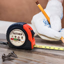 Dad No One Measures Up To You - Birthday, Loving Gift For Daddy, Father, Grandfather, Grandpa - Personalized Tape Measure