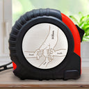 Hand In Hand, I Will Always Protect You - Birthday, Loving Gift For Dad, Father, Grandfather, Grandpa - Personalized Tape Measure