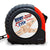 Stars & Stripes, Best Dad Ever Punching Hand - Gift For Father, Daddy - Personalized Tape Measure