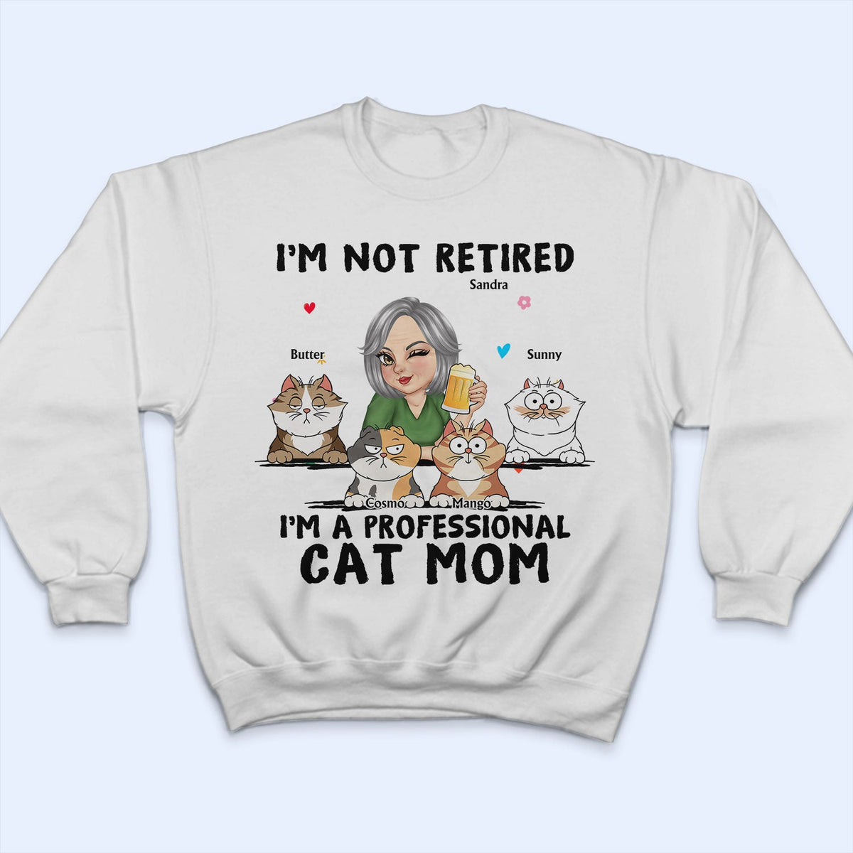 I'm A Professional Cat Mom - Gift For Cat Lovers, Fur Mom - Personalized T Shirt