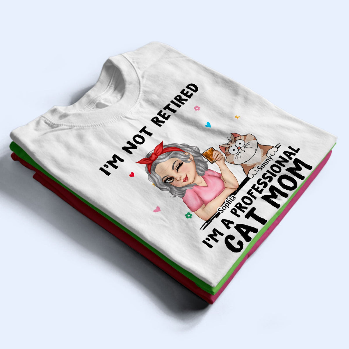 I'm A Professional Cat Mom - Gift For Cat Lovers, Fur Mom - Personalized T Shirt