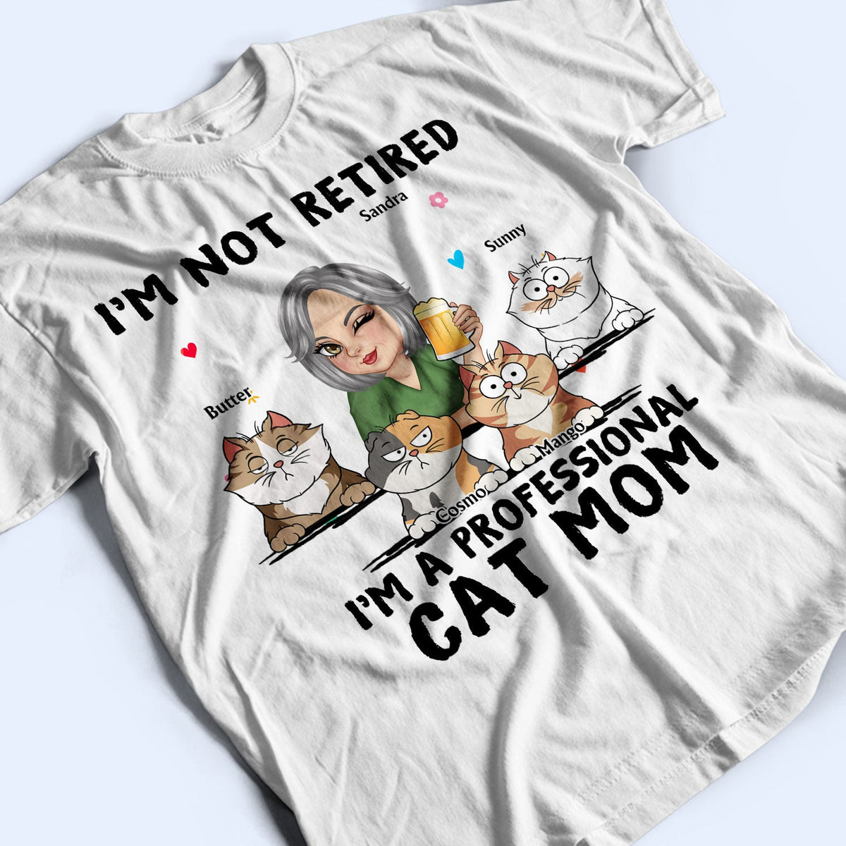 I'm A Professional Cat Mom - Gift For Cat Lovers, Fur Mom - Personalized T Shirt