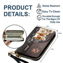 Love Daisy Dogs Cats - Gift For Pet Lovers, Dog Lovers, Cat Lovers - Personalized Leather Long Wallet