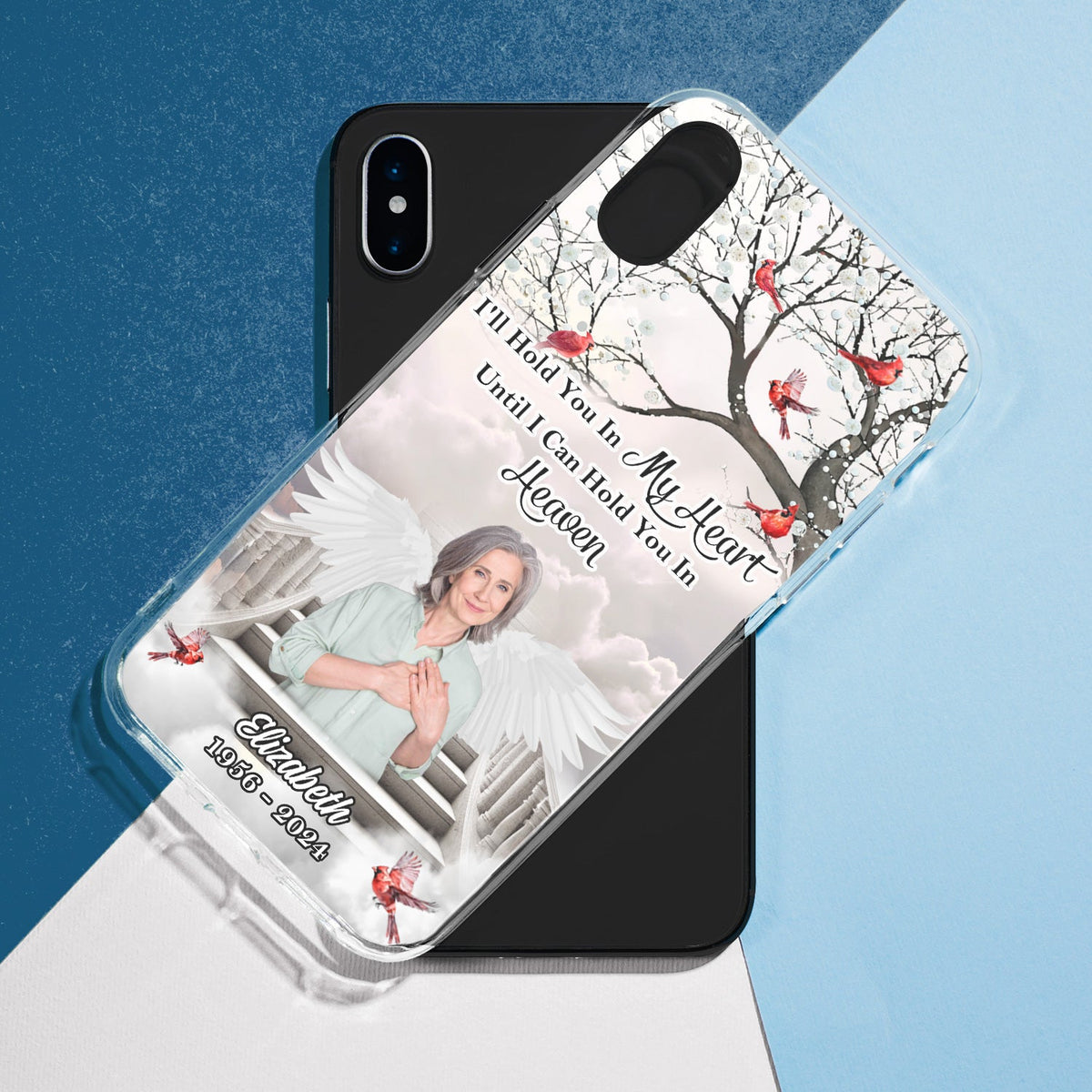 Custom Photo In Loving Memory In Heaven - Memorial Gift For Your Loved Ones - Personalized Clear Phone Case