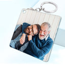 Custom Photo The World's Best Dad - Gift For Daddy, Father, Grandfather, Grandpa - Personalized Acrylic Keychain