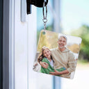 Custom Photo The World's Best Dad - Gift For Daddy, Father, Grandfather, Grandpa - Personalized Acrylic Keychain
