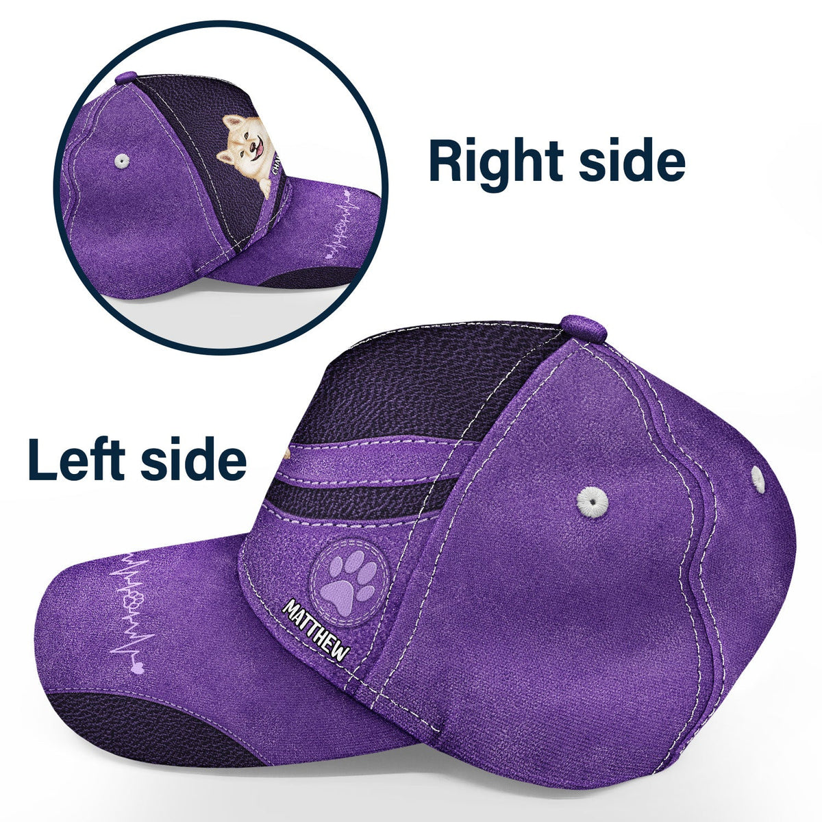 Dog Dad Dog Mom - Personalized Classic Cap