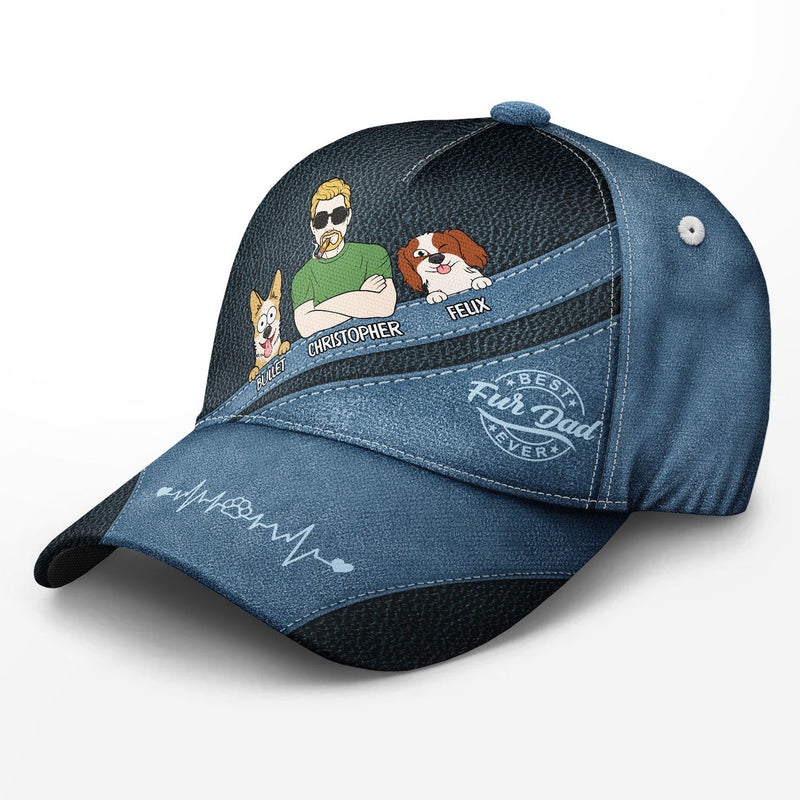 Best Dog Dad Fur Dad Ever - Personalized Classic Cap