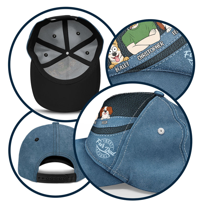 Best Dog Dad Fur Dad Ever - Personalized Classic Cap