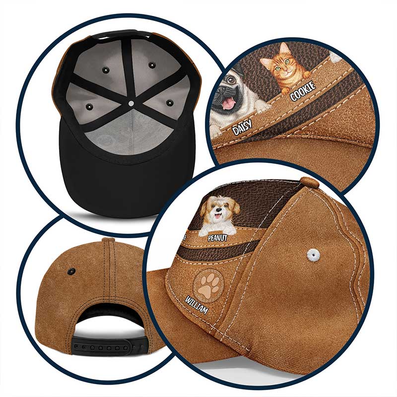 Cute Dogs And Cats - Personalized Classic Cap