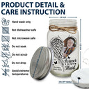 Custom Photo Memorial Your Light Will Always Shine In Our Hearts - Personalized Mason Jar Light