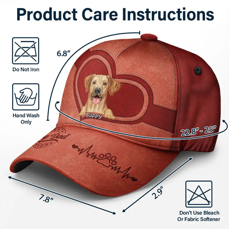 Best Dog Dad Mom Mum Ever - Personalized Classic Cap