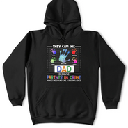 Papa, grand-père et partenaire de crime - T-shirt personnalisé