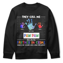 Dad Grandpa Partner In Crime - Personalized T Shirt