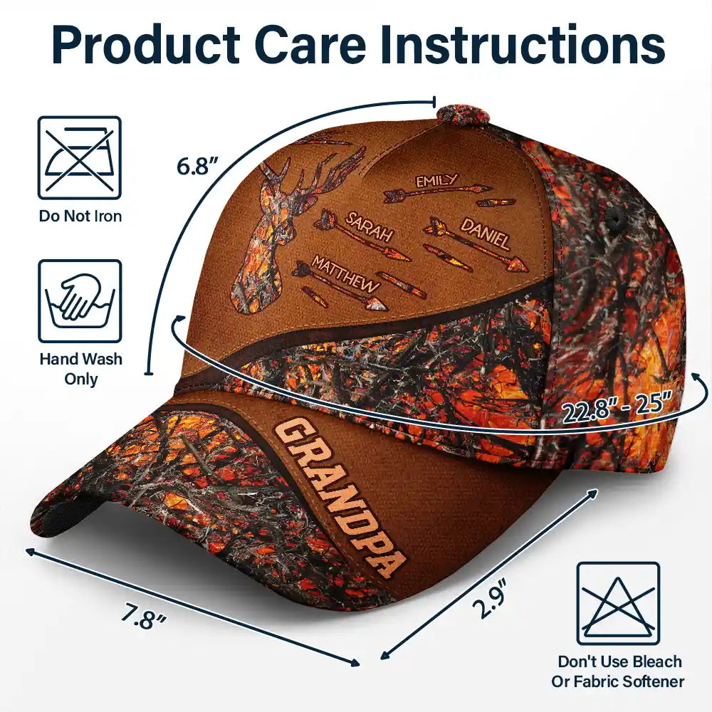 Hunting Dad Grandpa - Personalized Classic Cap