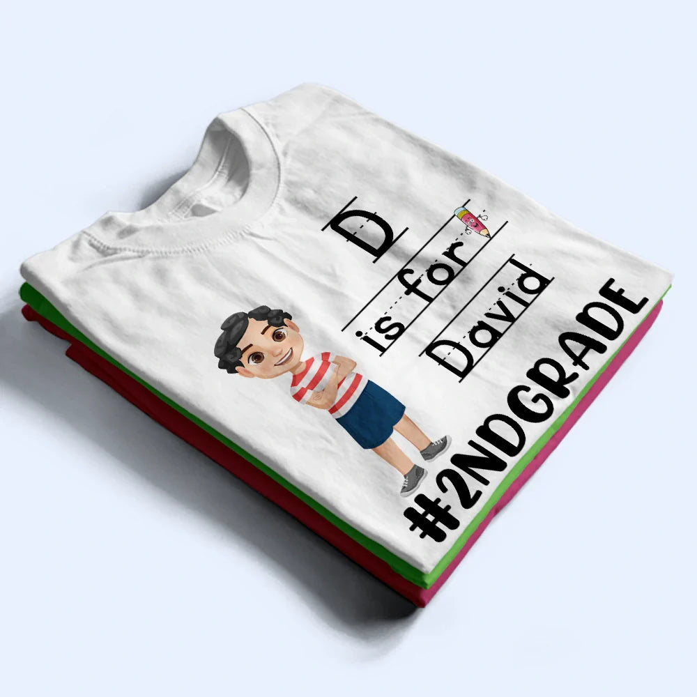 Premier jour d'école - T-shirt personnalisé