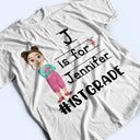 Premier jour d'école - T-shirt personnalisé