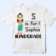 First Day Of School - Personalized T Shirt