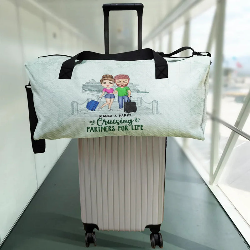 Husband & Wife Cruising Partners For Life - Personalized Duffle Bag