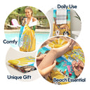 I Have Plans With My Dogs Summer Beach Vibes - Personalized Beach Towel