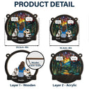 I Miss You I Know Memorial - Personalized Window Hanging Suncatcher Ornament