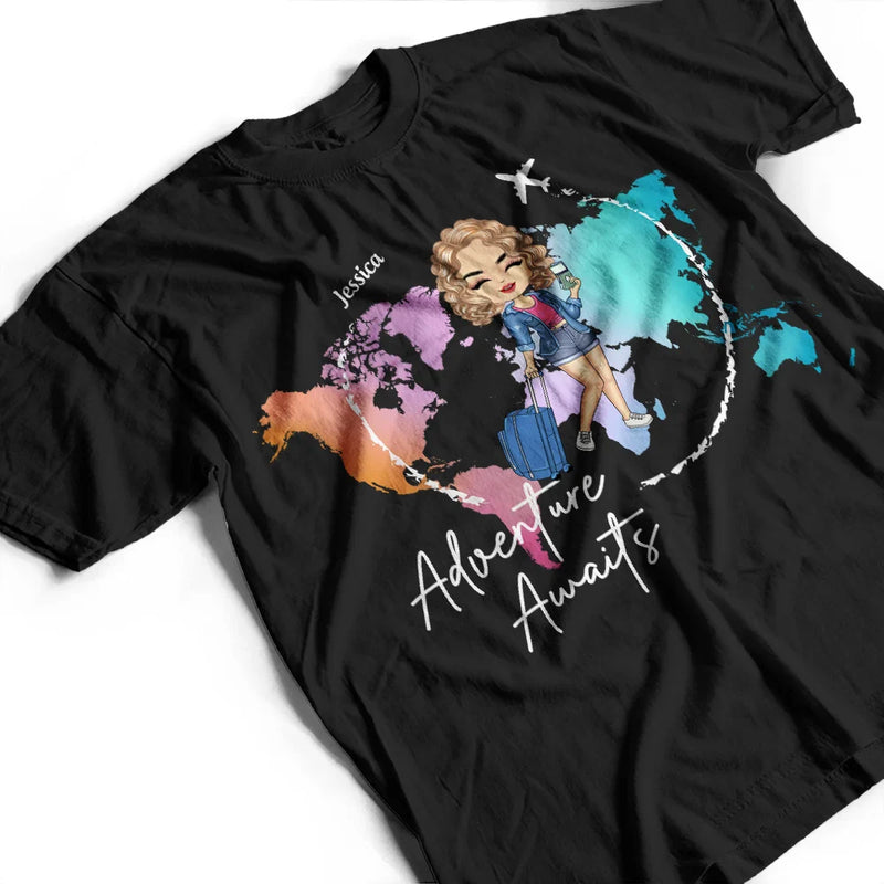 Adventure Awaits - Personalized T Shirt