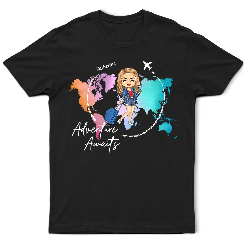 Adventure Awaits - Personalized T Shirt