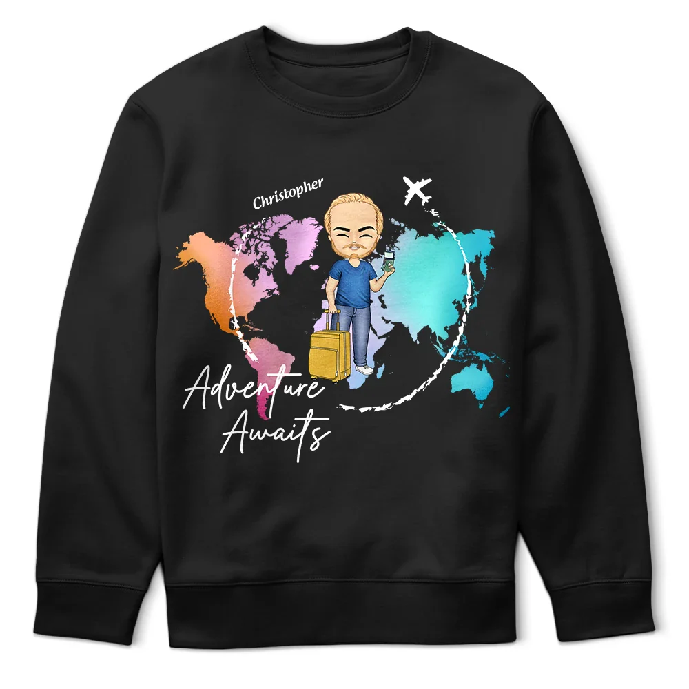 L'aventure vous attend - T-shirt personnalisé