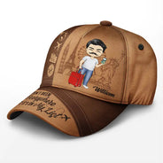 Juste une fille et un garçon qui aiment voyager - Casquette classique personnalisée 