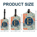 Monogram Name Tribal Pattern - Personalized Luggage Tag