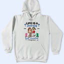 Travel Partners For Life Y2K Couple - Personalized T Shirt