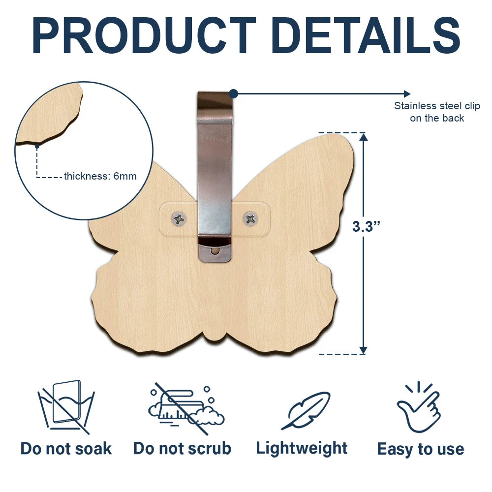 Custom Photo I'm Always With You Memorial - Personalized Custom Shaped Car Visor Clip